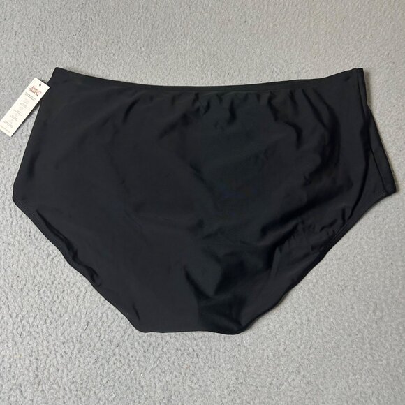 Honey Mark 2 Piece Swimsuit Womens 3XL Black Basil Wrap Top High Waist Bottoms - Picture 10 of 14